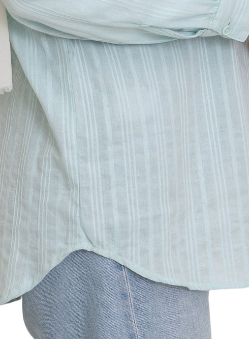 Aqua V-Neck Shirt
