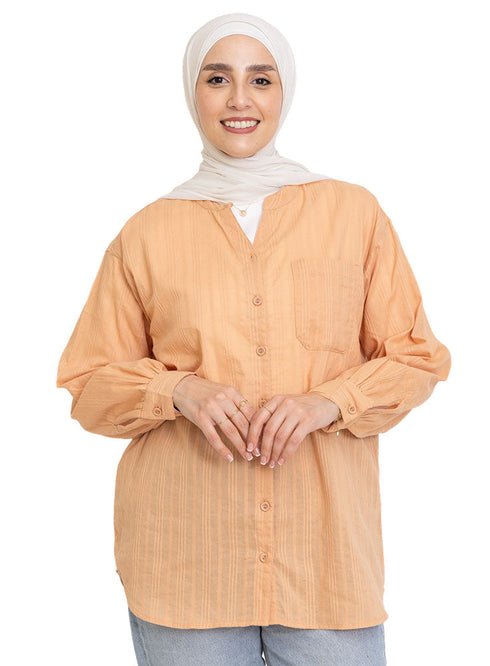 Autumnal V-Neck Shirt