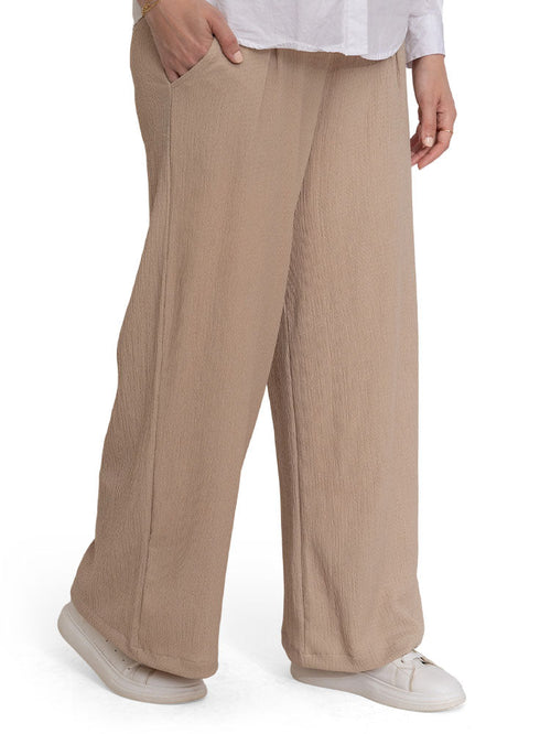 Beige Crochet Pant