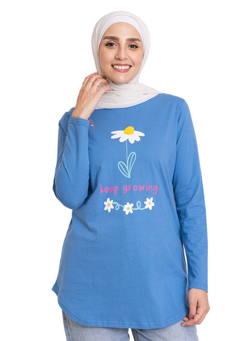 Norse Blue-Design 31 Printed Long-Sleeve