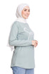 Aqua Foam Printed Long - Sleeve Design 19 - Khotwh
