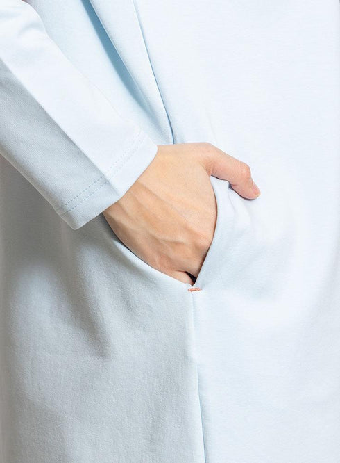 Baby Blue Basic Tunic - Be Happy - Khotwh