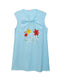 Baby Blue knot Night Shirt - Design 14 - Khotwh