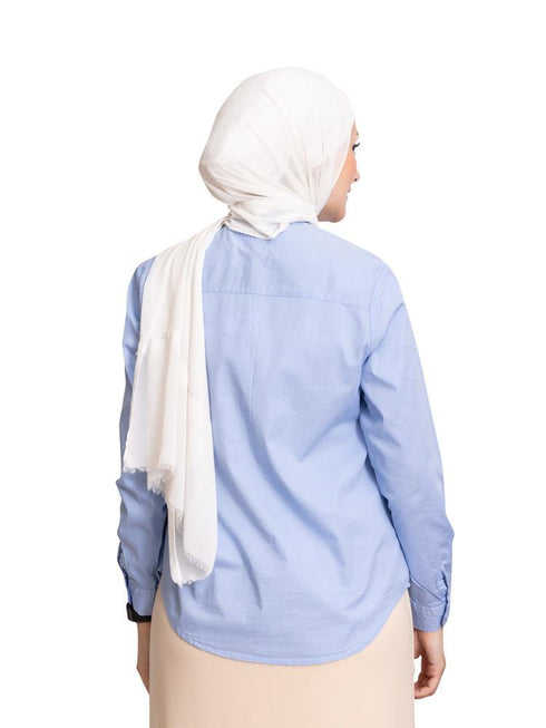 Baby Blue S - Poplin Shirt - Khotwh