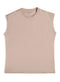 Beige Short Sleeveless - Khotwh