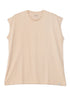 Beige Short Sleeveless - Khotwh
