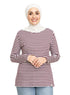 Bergundy Lines Long Sleeve - Khotwh
