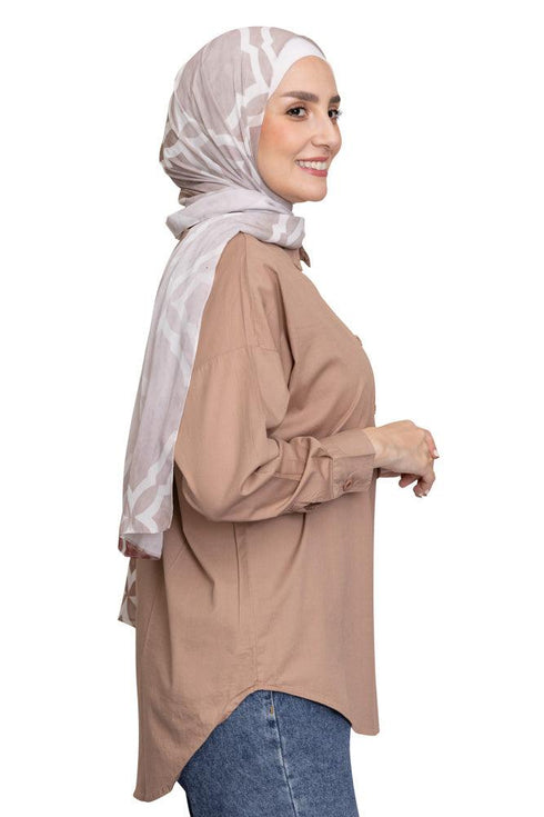 Biscuit Over - Size Shirt - Khotwh