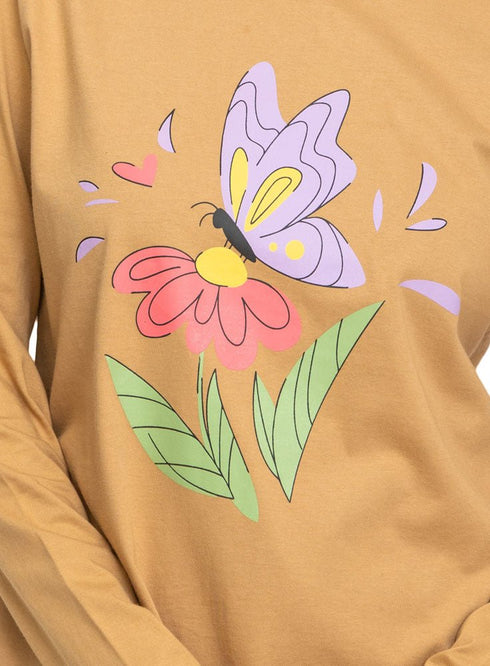 Biscuit Printed Long - Sleeve Design 10 - Khotwh