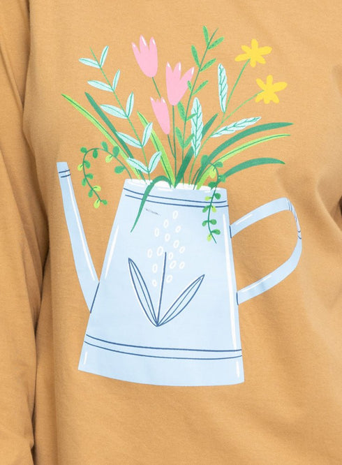 Biscuit Printed Long - Sleeve Design 8 - Khotwh