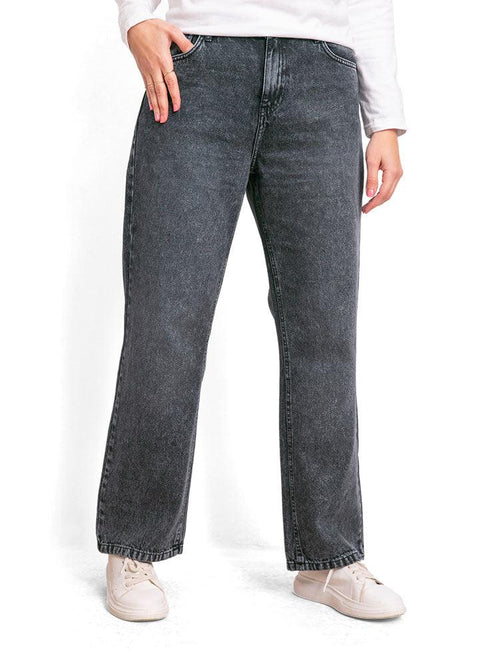 Black 3 Wide Jeans - Khotwh