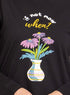 Black - Design 32 Printed Long - Sleeve - Khotwh