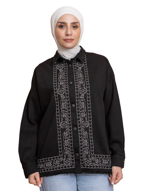 Black Gabardine Jacket 2 - Khotwh