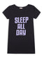 Black Night Shirt - Design 23 - Khotwh