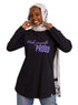 Black Printed Long - Sleeve Design 18 - Khotwh