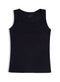 Black Round Slim Fit Top - Khotwh