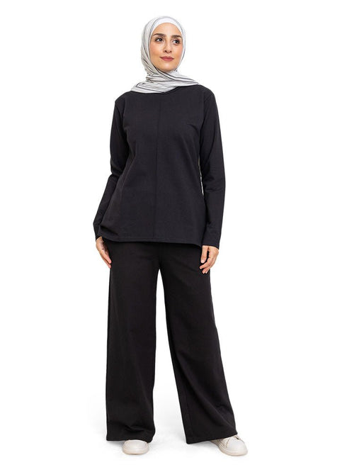 Black S - Melton Suit - Khotwh