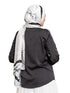 Black Satin Collar Blouse - Khotwh