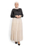 Black Satin Tape Blouse - Khotwh