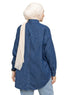 Blue Button - Back Denim Shirt - Khotwh