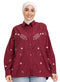 Brick Red Design 71931 Shirt - Khotwh