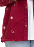 Brick Red Design 719311Jacket - Khotwh
