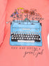 Bubblegum Printed Long - Sleeve Design 23 - Khotwh