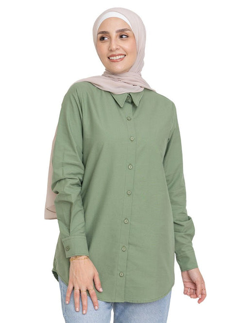 Cactus L.Oxford Shirt (W) - Khotwh