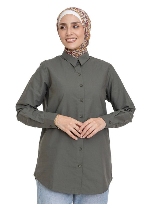 Cedar L.Oxford Shirt (W) - Khotwh