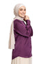 Cherry Satin Collar Blouse - Khotwh