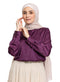 Cherry Satin Collar Blouse - Khotwh