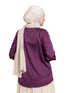 Cherry Satin Collar Blouse - Khotwh