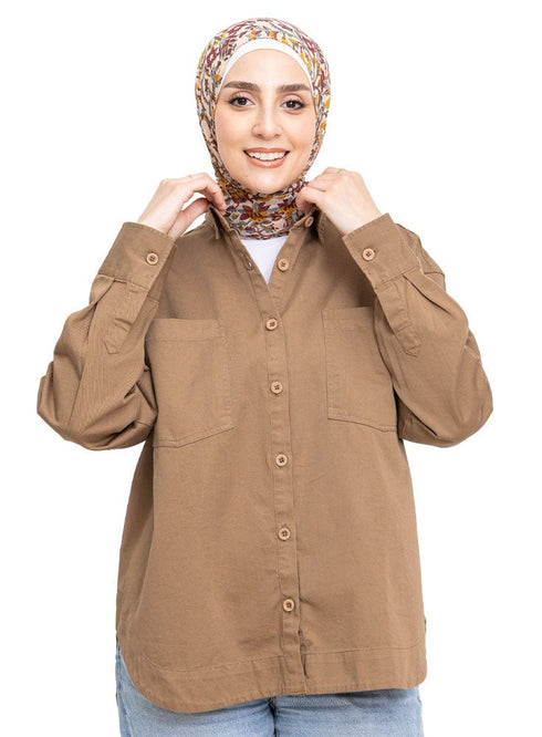 Coffee Cur - Gabardine Shirt - Khotwh