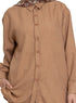 Coffee V - Linen Suit - Khotwh