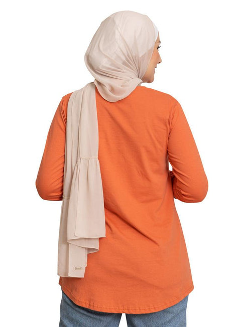 Copper Coin Printed Long - Sleeve Design 16 - Khotwh