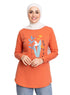 Copper Coin Printed Long - Sleeve Design 45 - Khotwh