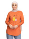 Copper Coin Printed Long - Sleeve Design 7 - Khotwh