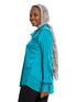 Dark Emerald Satin Tape Blouse - Khotwh