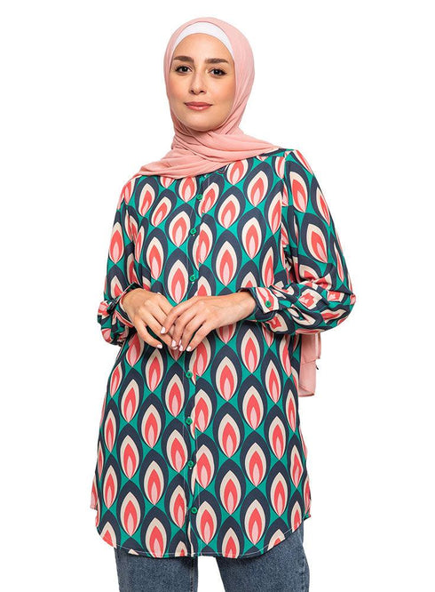 Design 04 L.Printed Blouse - Khotwh