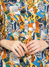 Design 13 Cloak Printed Blouse - Khotwh