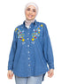 Design 4 - Cool Ice E - Over Size Denim Shirt - Khotwh