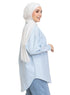 Design1 - Blue Striped Over - Size Shirt - Khotwh
