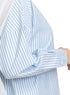 Design1 - Blue Striped Over - Size Shirt - Khotwh