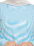Diva Blue Striped Long - Sleeve - Khotwh