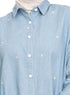 Flower - Ice E - Over Size Denim Shirt - Khotwh