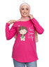 Flowery Printed Long - Sleeve Design 36 - Khotwh