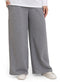 Forest Grey Melton Wide Leg (W) - Khotwh