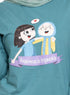 Green Olive Printed Long - Sleeve Design 60 - Khotwh