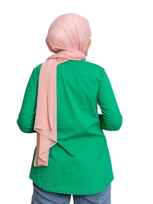 Green Printed Long - Sleeve Design 22 - Khotwh
