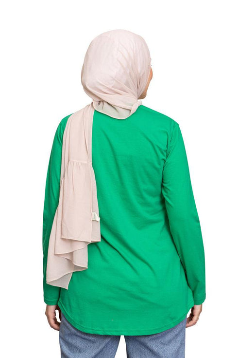 Green Printed Long - Sleeve Design 29 - Khotwh